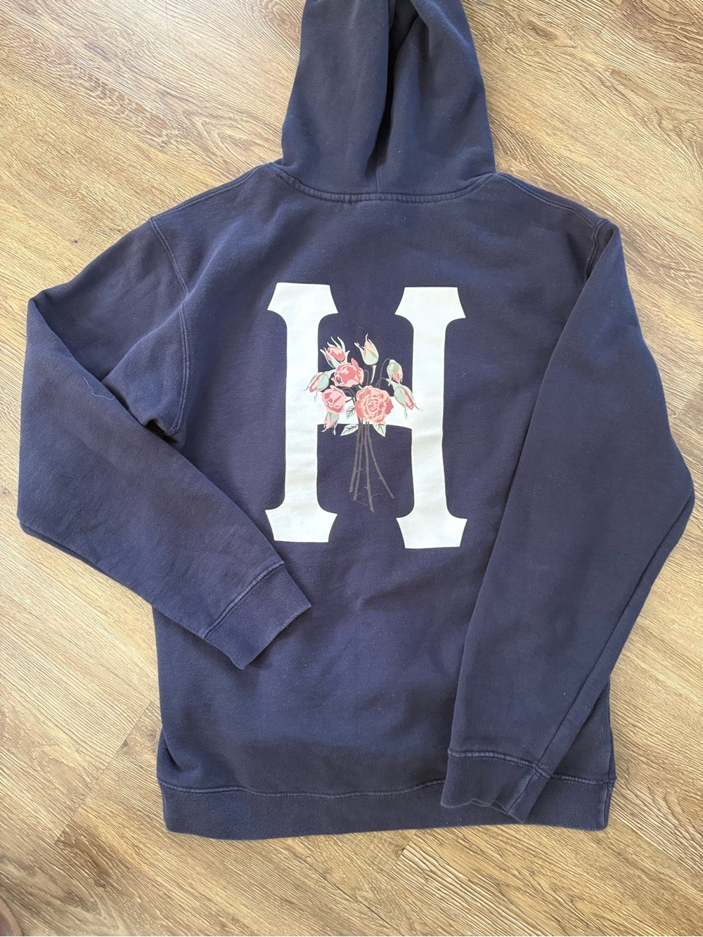 FRENCH NAVY PLANTA PULLOVER HOODIE